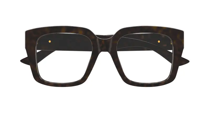 Donna BV1409O 002 Montature da vista Acetato Havana Trasparente Squadrata miniatura 2