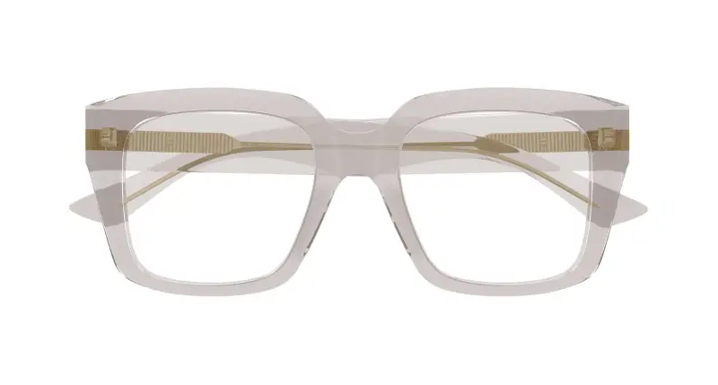 Donna BV1409O 004 Montature da vista Acetato Grigio Trasparente Squadrata miniatura 2