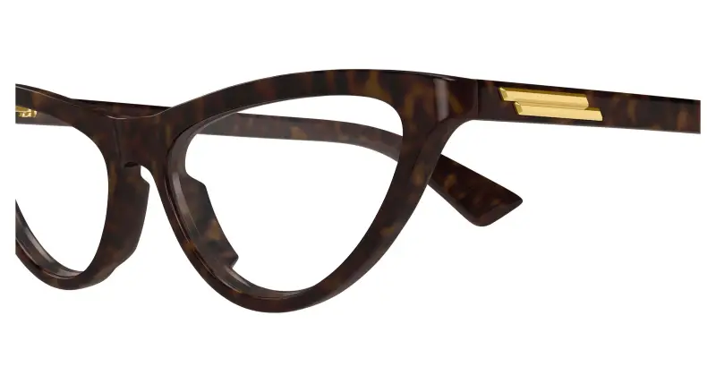 Donna BV1416O 002 Montature da vista Acetato Havana Trasparente Cat Eye miniatura 3