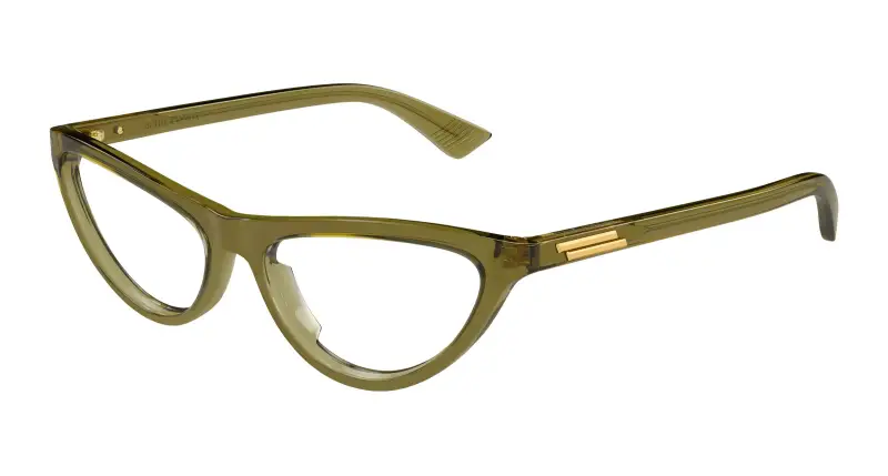 Donna BV1416O 003 Montature da vista Acetato Verde Trasparente Cat Eye