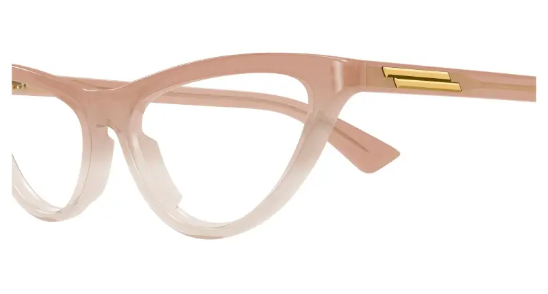 Donna BV1416O 004 Montature da vista Acetato Rosa Trasparente Cat Eye miniatura 3