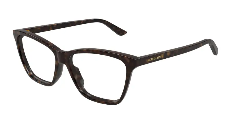 Donna BV1421O 002 Montature da vista Acetato Havana Trasparente Farfalla