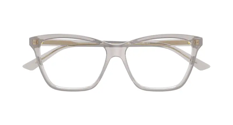 Donna BV1421O 003 Montature da vista Acetato Grigio Trasparente Farfalla miniatura 2