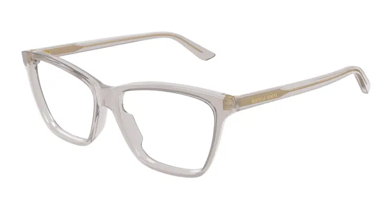Donna BV1421O 003 Montature da vista Acetato Grigio Trasparente Farfalla