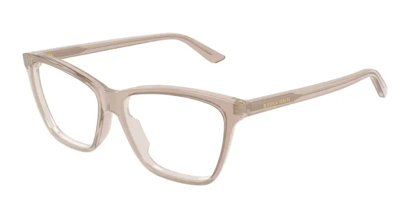 Donna BV1421O 004 Montature da vista Acetato Marrone Trasparente Farfalla