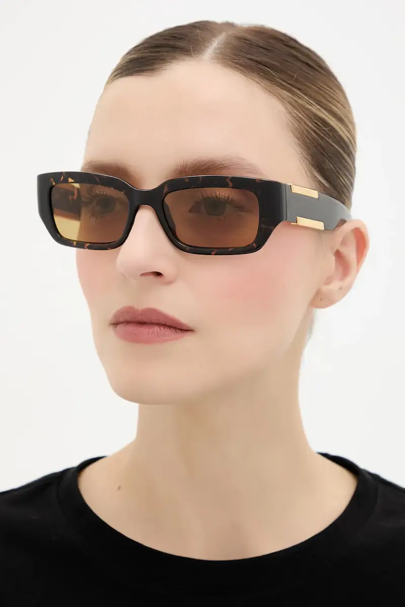 occhiali da sole colore marrone BV1406S miniatura 3