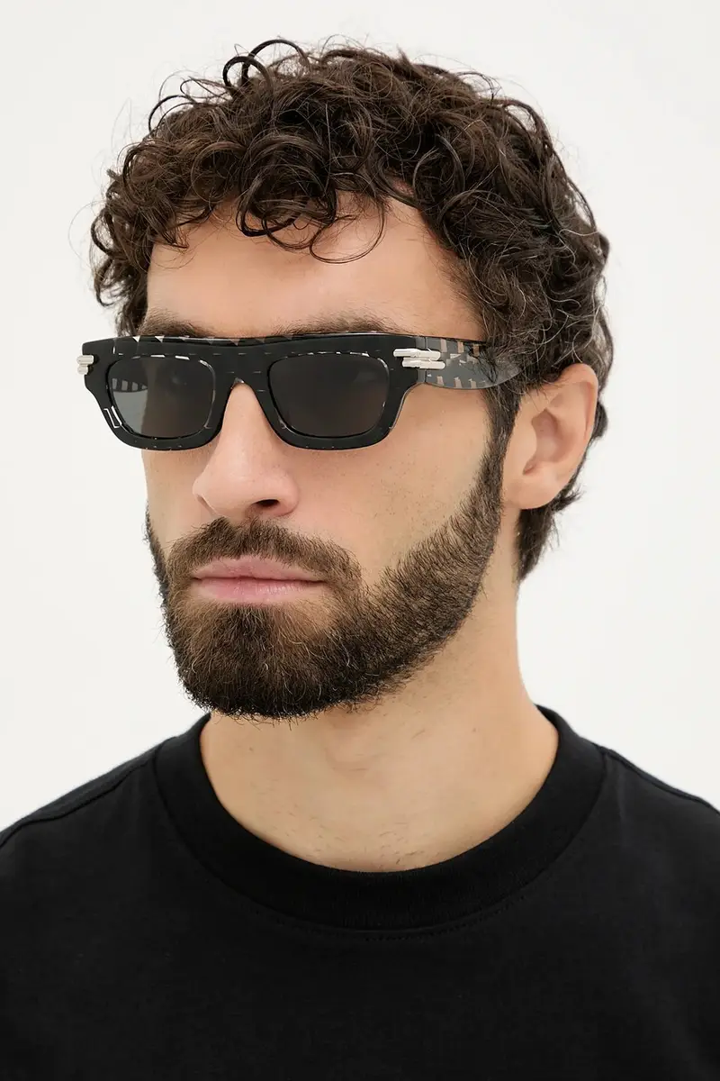 occhiali da sole colore nero BV1321S miniatura 2