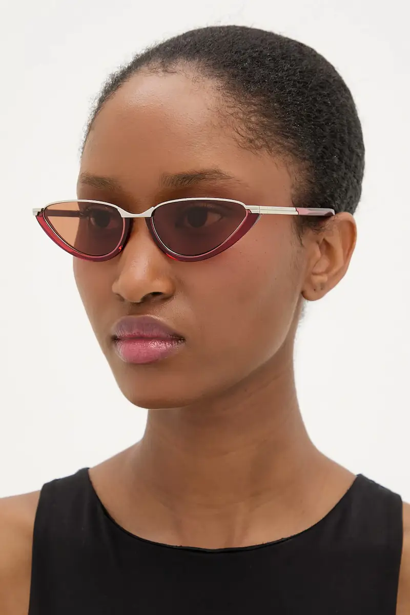 Bottega Veneta Occhiali da sole Donna Rosso 3276442