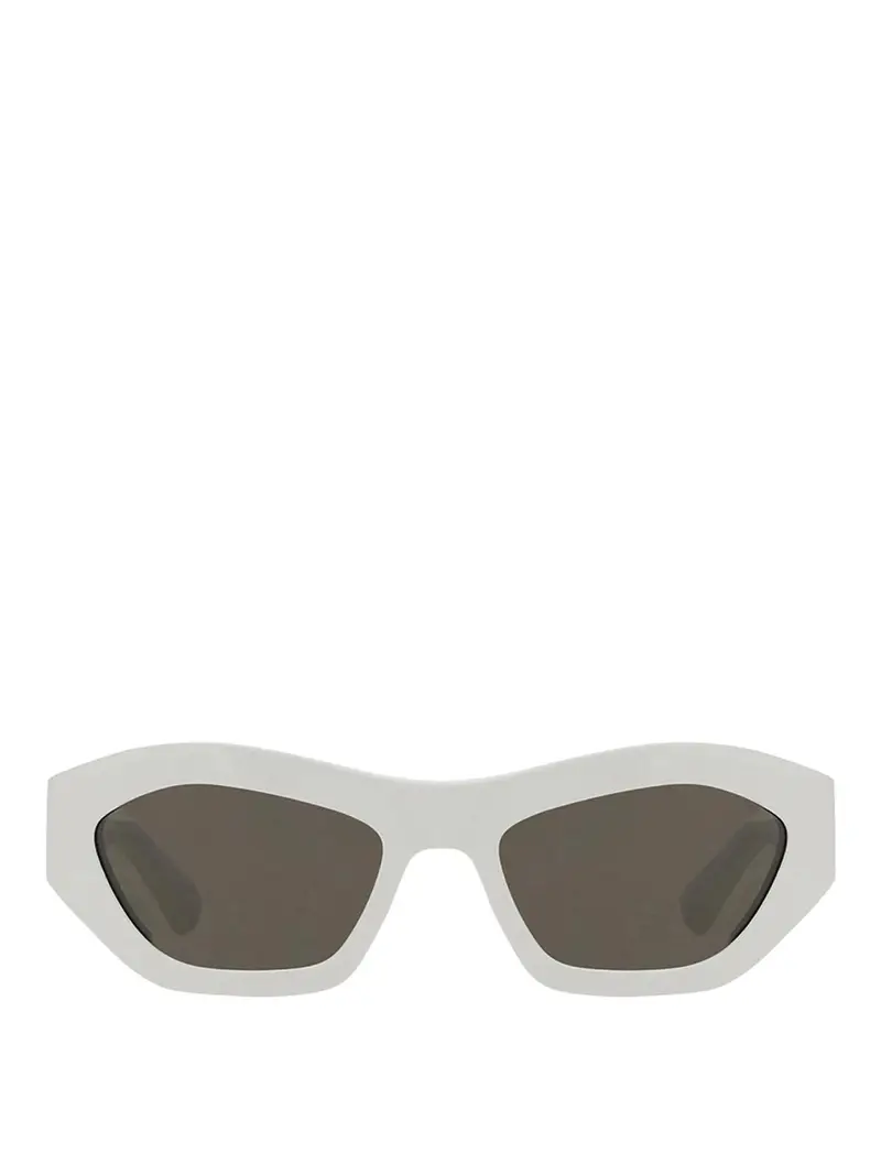 Occhiali da sole esagonali Bianco