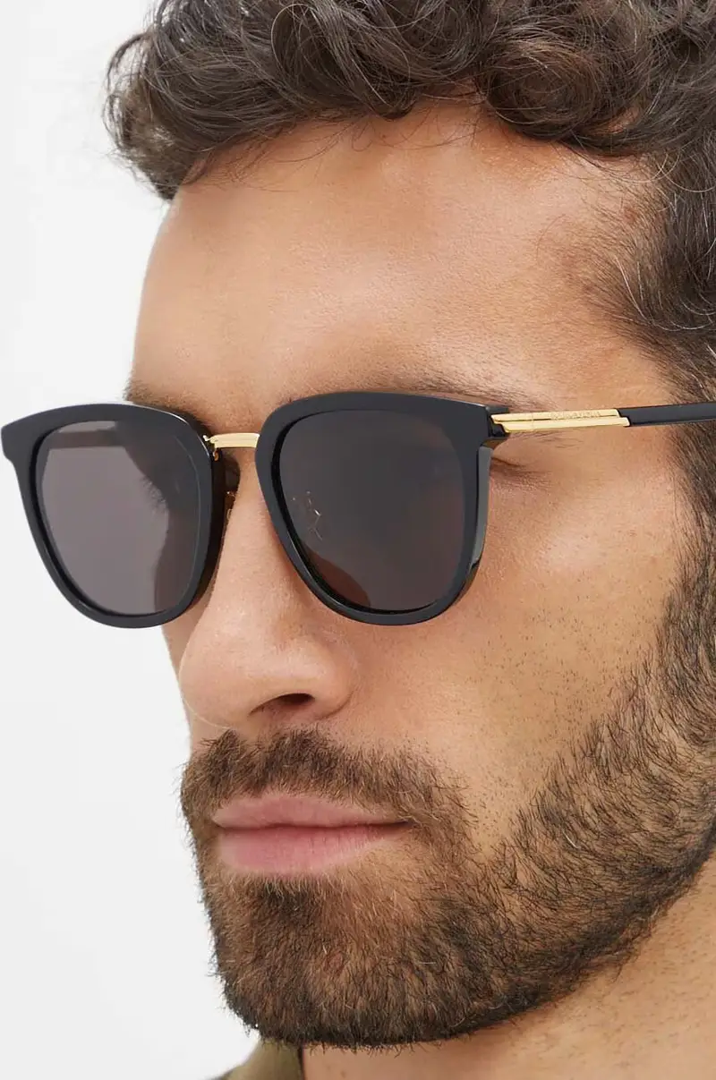 Bottega Veneta Occhiali da sole Uomo Nero 3262168 miniatura 5