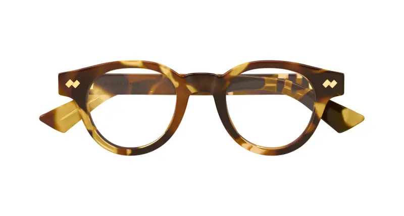 Unisex Bottega Veneta BV1443O 002 Montature da vista Acetato Havana Trasparente Rotonda miniatura 2