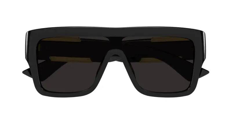 Unisex Bottega Veneta BV1451S 001 Occhiali da sole Bio-iniettato Nero Grigio Geometrica miniatura 2