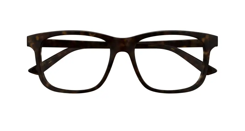 Unisex BV1316O 002 Montature da vista Acetato Havana Trasparente Squadrata miniatura 2