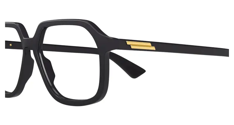 Bottega Veneta Unisex BV1329O 005 Montature da vista Acetato Viola Trasparente Squadrata miniatura 2