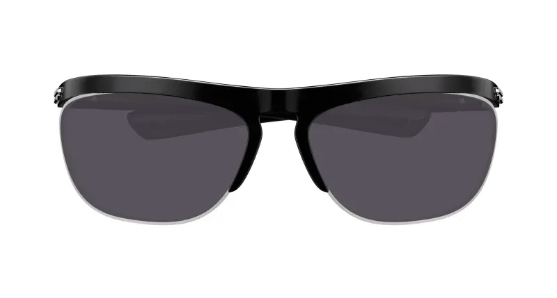 Unisex BV1348S 001 Occhiali da sole Iniettato Nero Grigio Squadrata miniatura 2