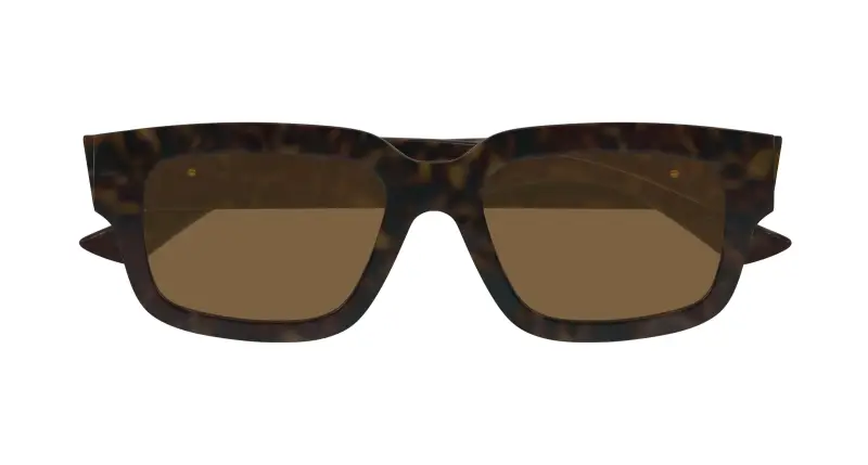 Unisex BV1359SA 002 Occhiali da sole Acetato Havana Marrone Squadrata miniatura 2