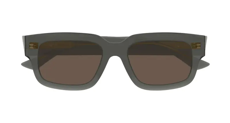 Unisex BV1359SA 004 Occhiali da sole Acetato Grigio Marrone Squadrata miniatura 2