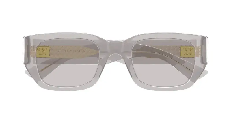 Unisex BV1401SA 004 Occhiali da sole Acetato Grigio Grigio Squadrata miniatura 2