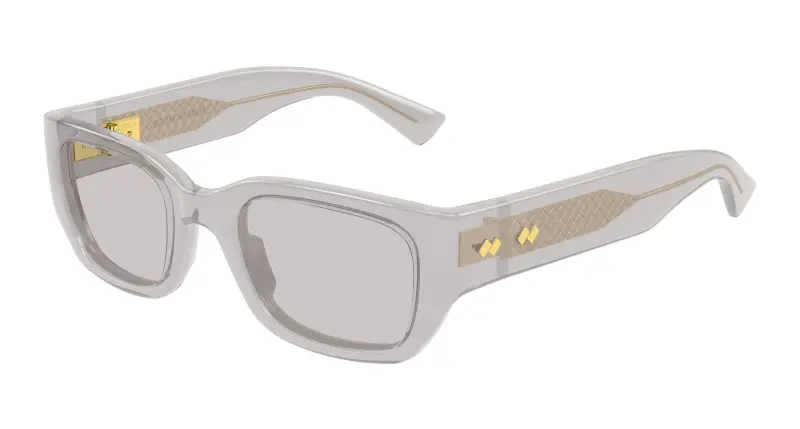 Unisex BV1401SA 004 Occhiali da sole Acetato Grigio Grigio Squadrata