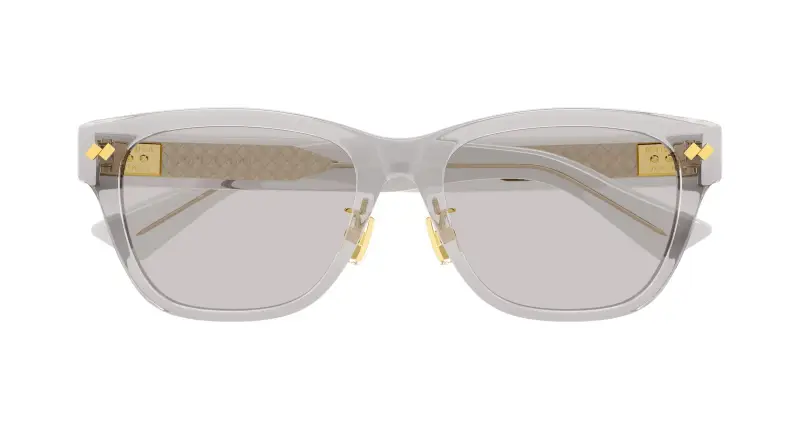 Unisex BV1402SK 004 Occhiali da sole Acetato Grigio Grigio Squadrata miniatura 2