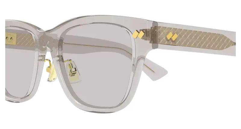 Unisex BV1402SK 004 Occhiali da sole Acetato Grigio Grigio Squadrata miniatura 3