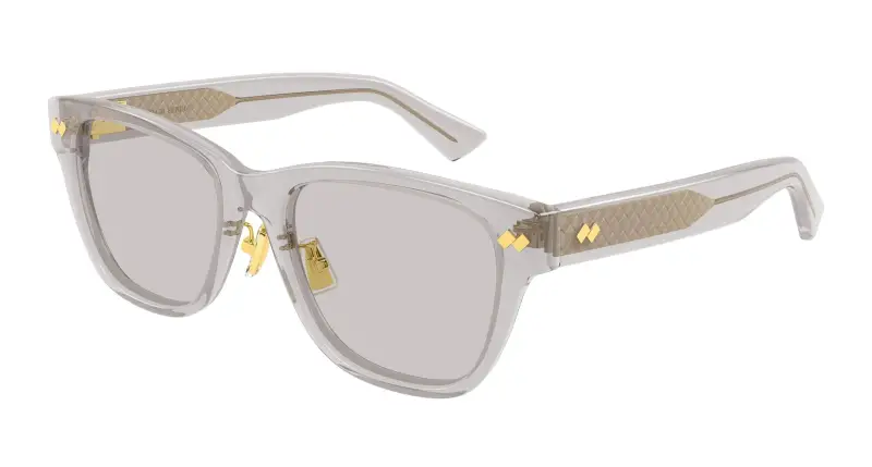 Unisex BV1402SK 004 Occhiali da sole Acetato Grigio Grigio Squadrata