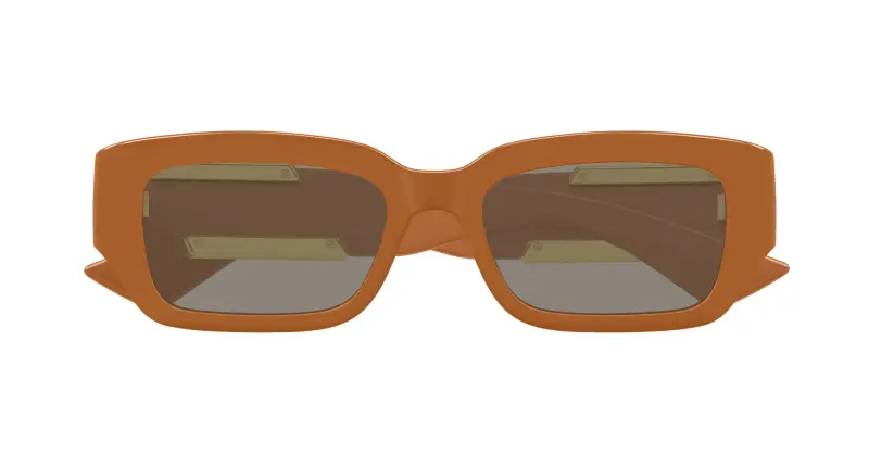 Unisex BV1406S 004 Occhiali da sole Bio-iniettato Marrone Grigio Squadrata miniatura 2