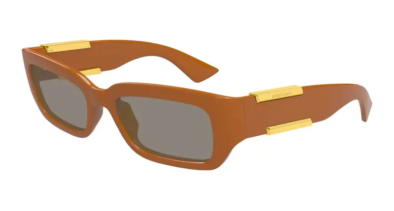 Unisex BV1406S 004 Occhiali da sole Bio-iniettato Marrone Grigio Squadrata