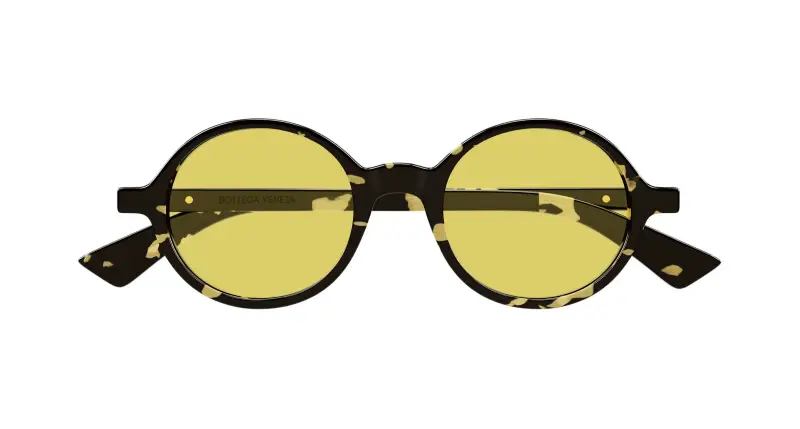 Unisex BV1430S 002 Occhiali da sole Acetato Havana Rotonda miniatura 2