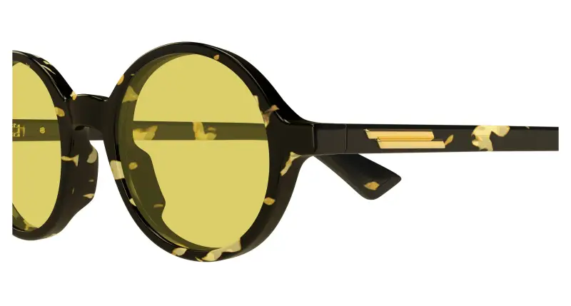 Unisex BV1430S 002 Occhiali da sole Acetato Havana Rotonda miniatura 3