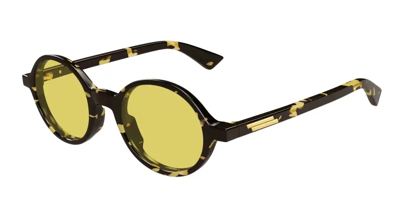 Unisex BV1430S 002 Occhiali da sole Acetato Havana Rotonda