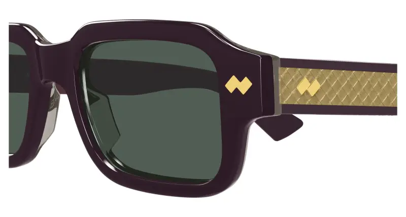 Bottega Veneta Occhiali da sole Uomo Verde 4312327 miniatura 3