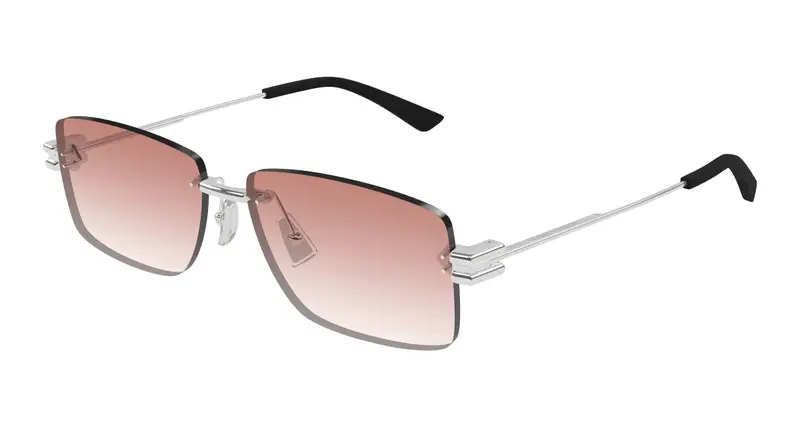 Bottega Veneta Occhiali da sole Uomo Argento 878907