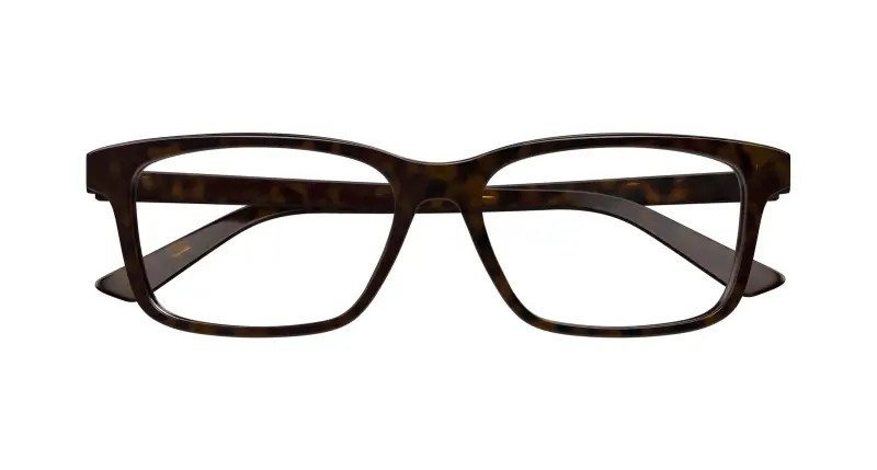 Uomo BV1314O 002 Montature da vista Acetato Havana Trasparente Squadrata miniatura 2
