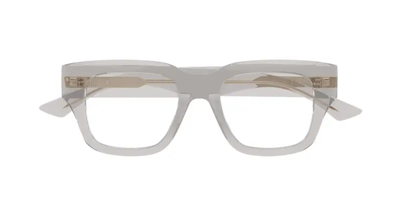 Uomo BV1361O 010 Montature da vista Acetato Grigio Trasparente Squadrata miniatura 2