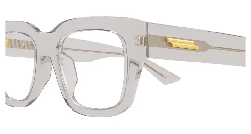 Uomo BV1361O 010 Montature da vista Acetato Grigio Trasparente Squadrata miniatura 3