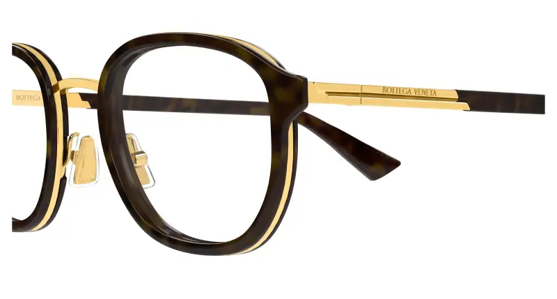 Uomo BV1376O 002 Montature da vista Acetato Havana Trasparente Rotonda miniatura 3