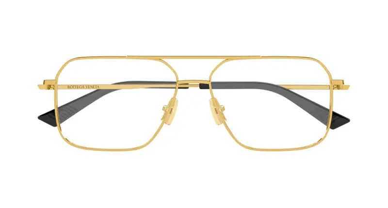 Uomo BV1384O 003 Montature da vista Metallo Oro Trasparente Pilot miniatura 2