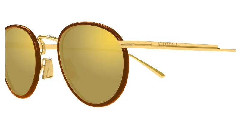 Bottega Veneta Occhiali da sole Uomo Giallo 3534023 miniatura 3