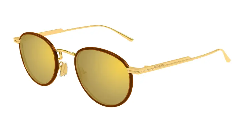 Bottega Veneta Occhiali da sole Uomo Giallo 3534023