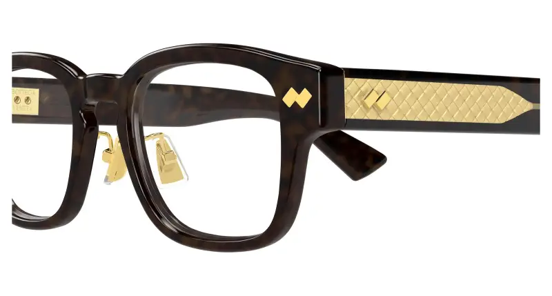 Uomo BV1404OA 002 Montature da vista Acetato Havana Trasparente Squadrata miniatura 3