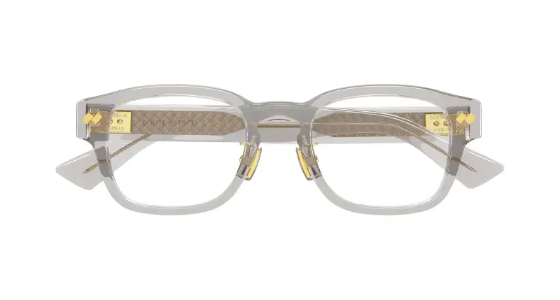 Uomo BV1404OA 008 Montature da vista Acetato Grigio Trasparente Squadrata miniatura 2