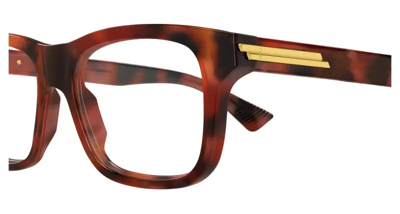 Uomo BV1412O 006 Montature da vista Acetato Havana Trasparente Squadrata miniatura 3