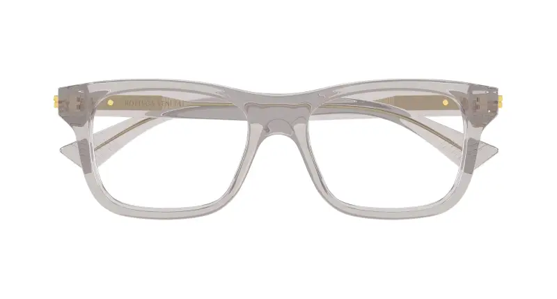 Uomo BV1412O 007 Montature da vista Acetato Grigio Trasparente Squadrata miniatura 2