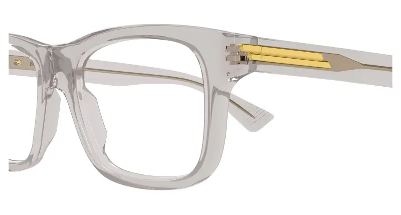 Uomo BV1412O 007 Montature da vista Acetato Grigio Trasparente Squadrata miniatura 3