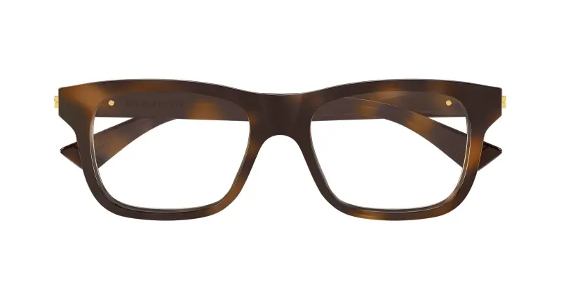 Uomo BV1412O 010 Montature da vista Acetato Havana Trasparente Squadrata miniatura 2