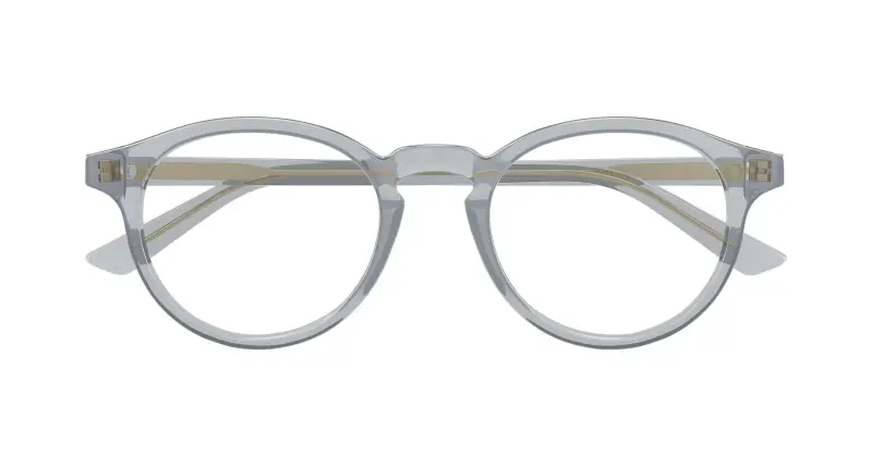 Uomo BV1420O 005 Montature da vista Acetato Azzurro Rotonda miniatura 2