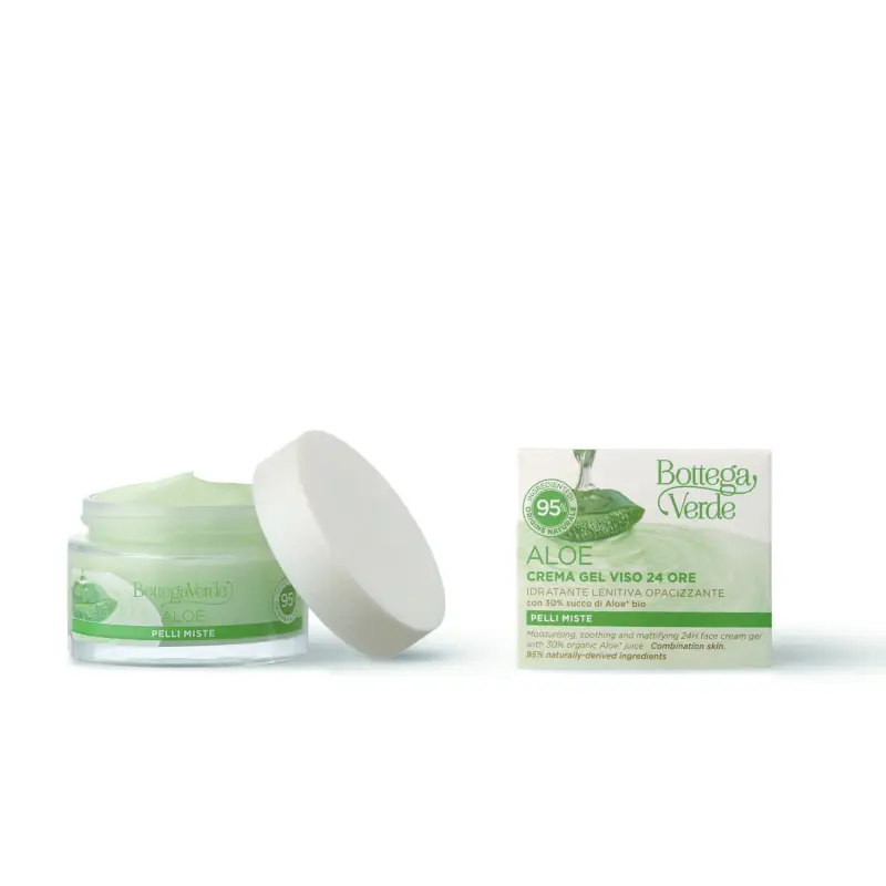 Aloe Crema Gel Viso 24 Ore - Crema idratante viso