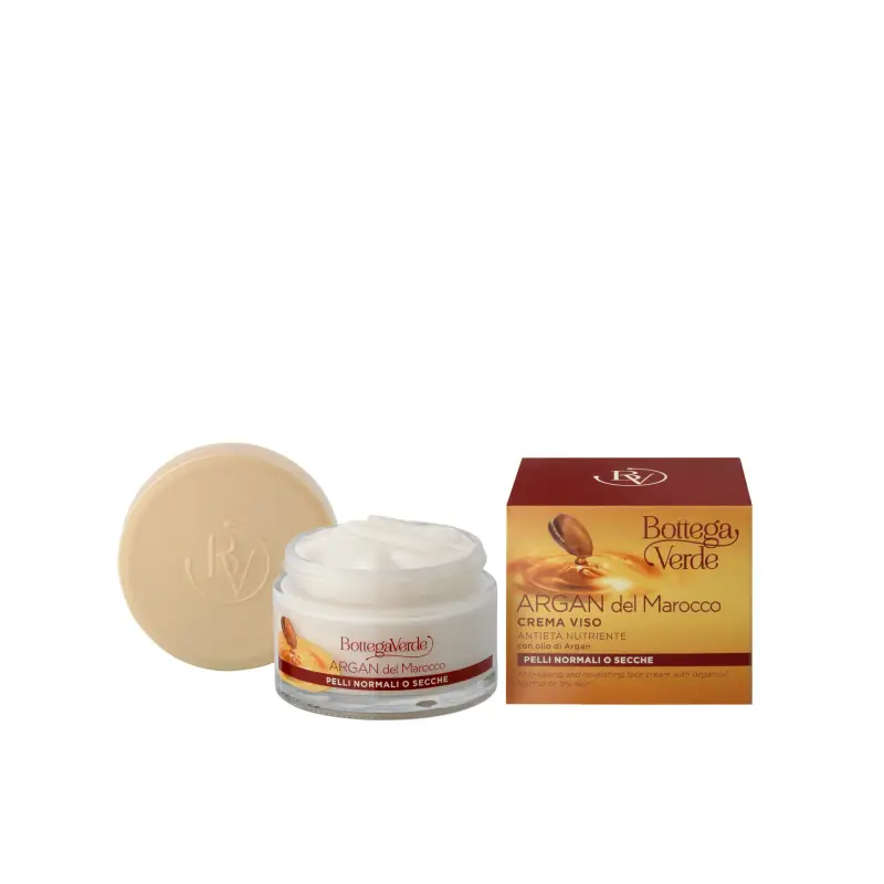 Argan Crema Viso - Crema antirughe,Crema viso pelle secca,Crema idratante viso