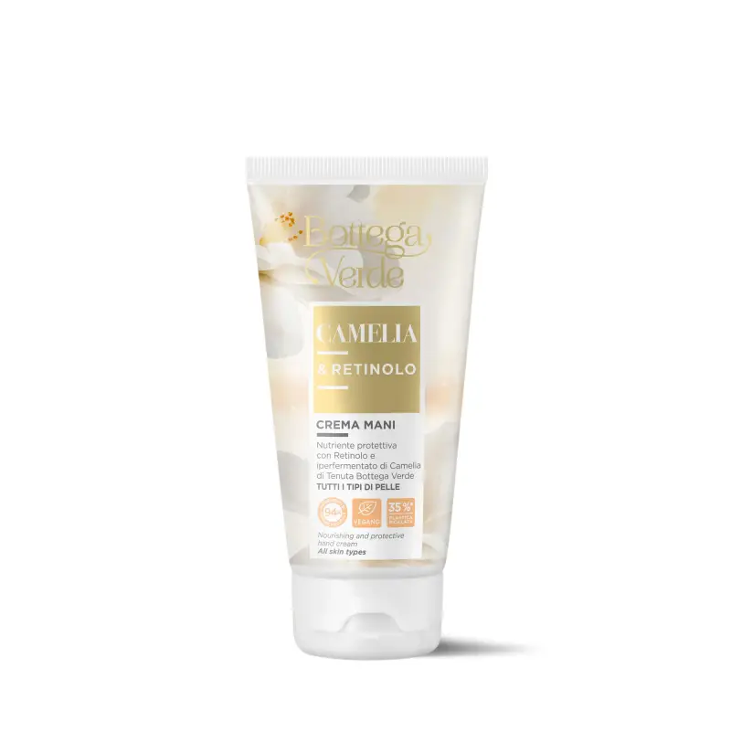 Camelia e retinolo Crema Mani Nutriente Protettiva - Crema mani